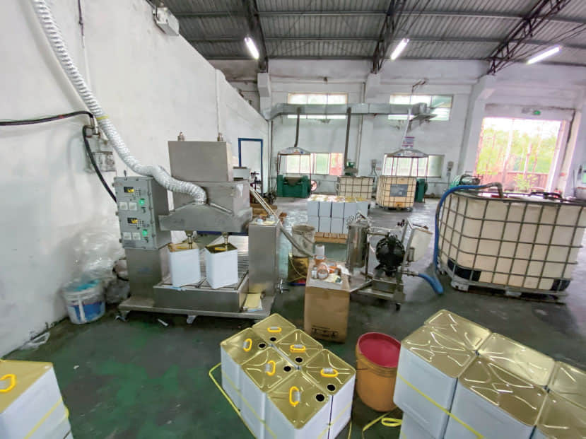 灌装机现场案例