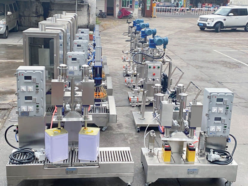 灌装机现场案例