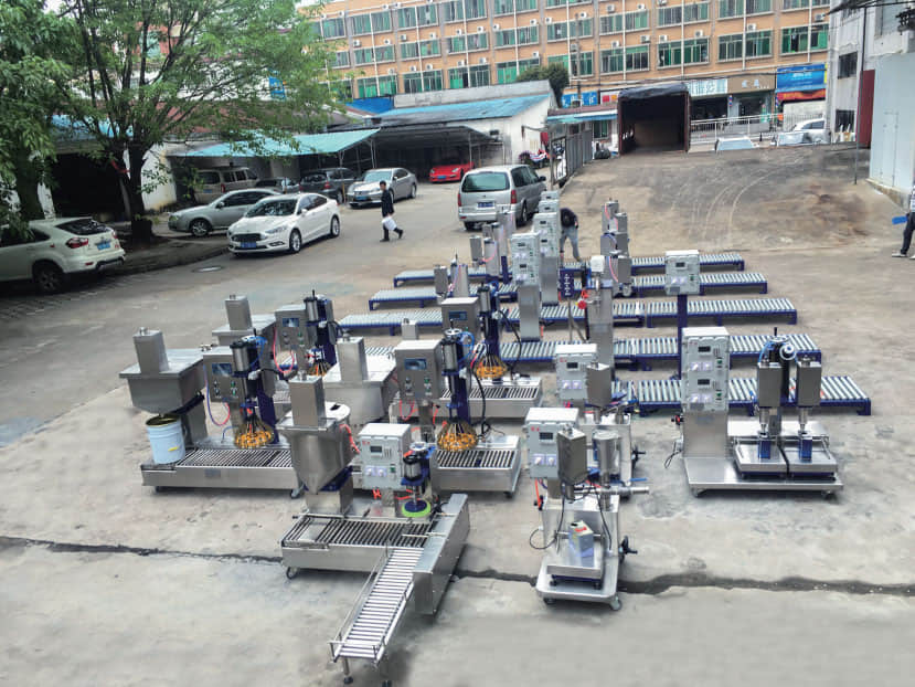 灌装机现场案例