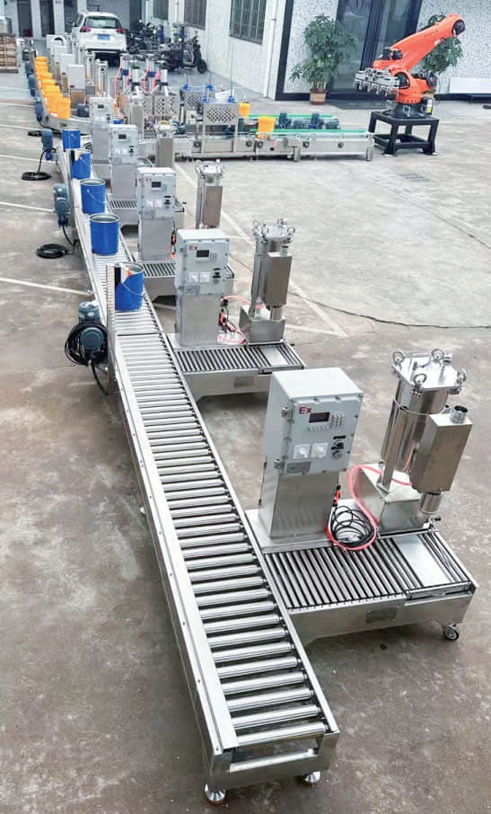 灌装机现场案例