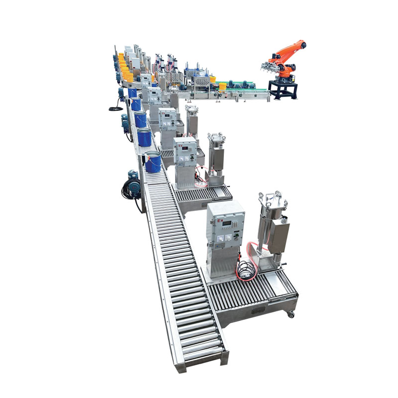 20L automatic filling and palletizing line