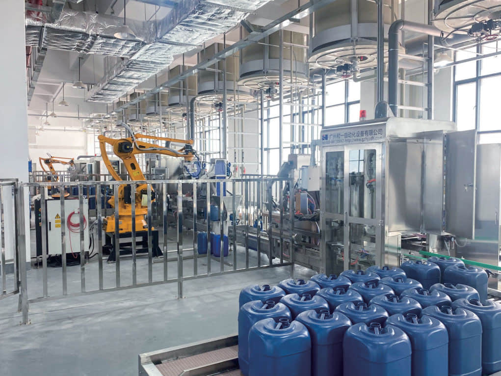 Palletizing and handling on-site case